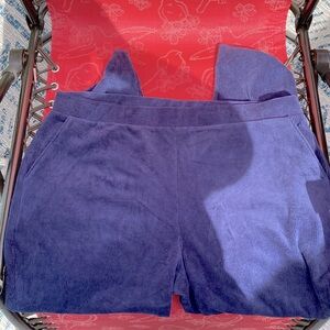 Lands’ End Women’s petite sport knit high rise corduroy legging